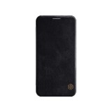 Husa Nillkin Qin Leather Samsung Galaxy A6s, Negru, Protectie Premium, Accesorii GSM