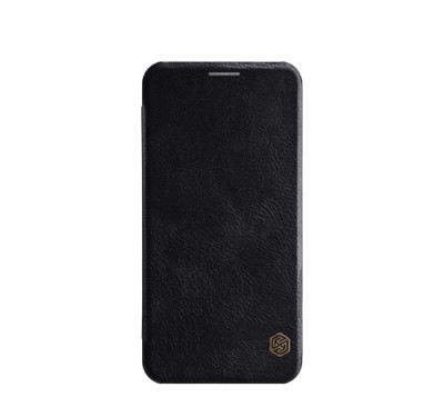 Husa Telefon Nillkin, Samsung Galaxy A6s, Qin Leather Case, Black foto