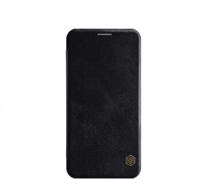Husa Telefon Nillkin, Samsung Galaxy A6s, Qin Leather Case, Black