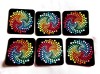 Suporturi pahare model spirala multicolora, set suport pahare 40142