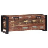 vidaXL Lăzi de depozitare, 80x30x30 cm, lemn masiv prelucrat &amp; metal