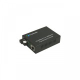 Mediaconvertor 10/100M 1310/1550nm WDM, Type A Singlemode 40km, conector SC - TRANSCOM, &quot;TS-100-BD-40A&quot;