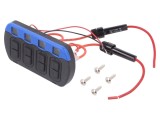 Comutator apăsare 10A/24VDC IP66