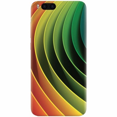 Husa silicon pentru Xiaomi Mi Note 3, 3D Multicolor Abstract Lines foto