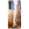 Husa compatibila cu Motorola G20 model Forest fall road, Silicon, TPU, Viceversa, Transparent, Carcasa