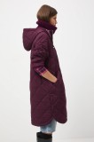 Medicine palton culoarea bordo