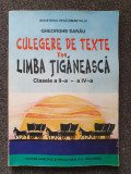 CULEGERE DE TEXTE IN LIMBA TIGANEASCA Clasele a II-a - a IV-a - Sarau