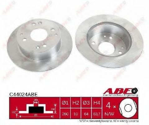 Disc frana HONDA ACCORD VI Hatchback (CH) (1999 - 2002) ABE C44024ABE