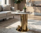 Cumpara ieftin Masuta Cafea Nore 60x50h cm Gold