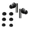Set 6 Varfuri de schimb Kwmobile pentru Xiaomi Realme Buds Air 5 Pro, Negru, Silicon, KWM000024XU001C