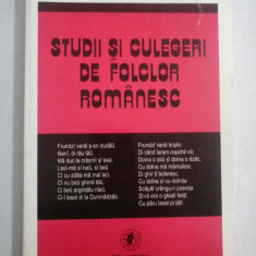 STUDII SI CULEGERI DE FOLCLOR ROMANESC - Mihail CANIANU (dedicatie si autograf)