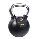 Gantera Kettlebell Cauciucata SPORTMANN 24kg FitLine Training