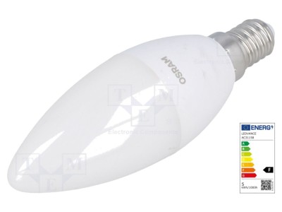 Lampă LED E14 2700K 470lm foto