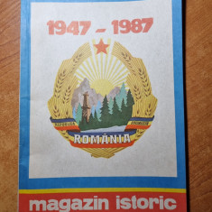 revista magazin istoric decembrie 1987