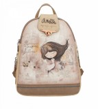Rucsac Anekke , 24x30x12 cm, nuante calde + sacosa cadou