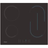 Plita incorporabila vitroceramica Candy CH64BVT, 4 zone de gatit, Touch Control, 60 cm, negru