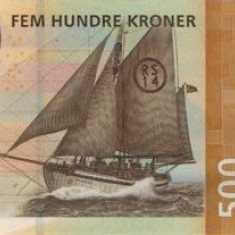 Bancnota Norvegia 500 Kroner 2018 - PNew UNC