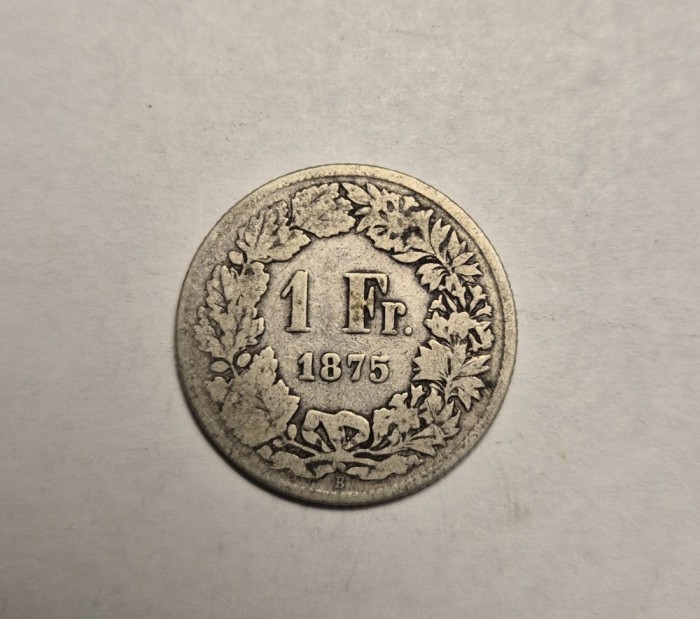 Elvetia 1 Franc 1875