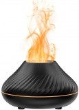Cumpara ieftin Umidificator cu difuzor de aroma cu flacara falsa 3D lumina de noapte cu 7