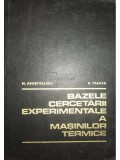 N. Apostolescu - Bazele cercetarii experimentale a masinilor termice (Editia: 1979)