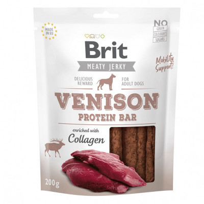 Brit Jerky Venison Protein Bar 200 g foto