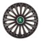 Set 4 capace roti pentru Skoda Nou Verde, model Dino Black, R14