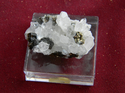 Specimen minerale - CUART SI PIRITA (C4) foto