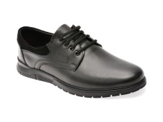 Pantofi eleganti OTTER negri, 555, din piele naturala