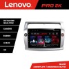 Navigatie Citroen C4 Lenovo Kit-088 8 core QLED 2K 4+64 360 Android Waze USB Navigatie Internet Youtube Radio CarStore Technology