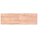 Cumpara ieftin Blat masă, 160x50x(2-6) cm, maro, lemn tratat contur organic