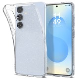 Huse pentru samsung galaxy s25 plus - spigen liquid crystal glitter - crystal quartz