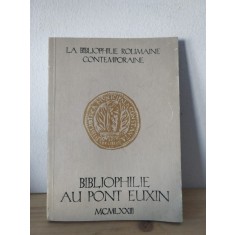 Bibliophilie au Pont Euxin