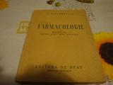 Scerbacev - Farmacologie - manual ptr scoli medii sanitare - 1952