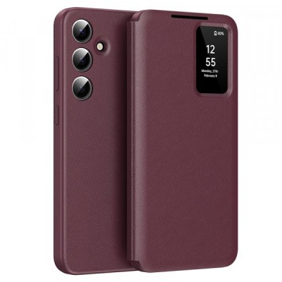 Husa pentru Samsung Galaxy S23 FE S711, Techsuit, SmartView, Rosie foto