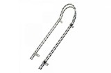 Sissy bar suport sa, profil patrat torsionat, dublu,lungime 18 inch,, Pegas