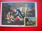 HOPCT MAXIMA NR 1371 TANCRED SI ERMINIA/ PUSSIN -CP PICTURA-RUSIA