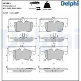 Set placute frana,frana disc DELPHI LP1861