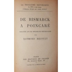 DE BISMARCK A POINCARE