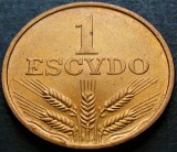 Moneda 1 ESCUDO - PORTUGALIA, anul 1976 * cod 2681 B = UNC, Europa