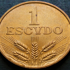 Moneda 1 ESCUDO - PORTUGALIA, anul 1976 * cod 2681 B = UNC