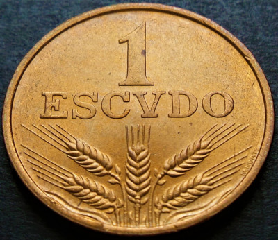 Moneda 1 ESCUDO - PORTUGALIA, anul 1976 * cod 2681 B = UNC foto
