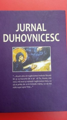 Jurnal duhovnicesc foto