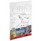 Set creativ Picteaza pe numere, Canvas, masini