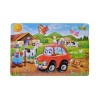 Puzzle 24 piese, Ferma, pentru copii, ATU-080527, Carton, Oem