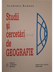 Studii si cercetari de geografie, vol. XLV - XLVI (Editia: 1999) foto