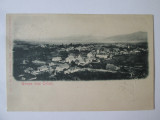 Carte postala circulata1899 Orlat(Sibiu):Salutari din Orlat,vedere generala, Circulata, Printata