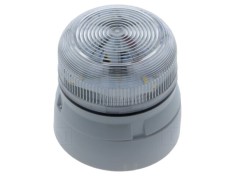 Semnalizator luminos LED Flashguard alb 110V AC KLAXON SIGNALS IP65