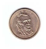 Moneda SUA 1 dollar/dolar 2009 P James K. Polk, stare foarte buna, cu luciu