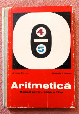 Aritmetica. Manual pentru clasa a IV-a - Artemiza si Gheorghe I. Herescu foto