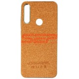 Husa Huawei P Smart Z, TPU, Leather Denim, Gold
